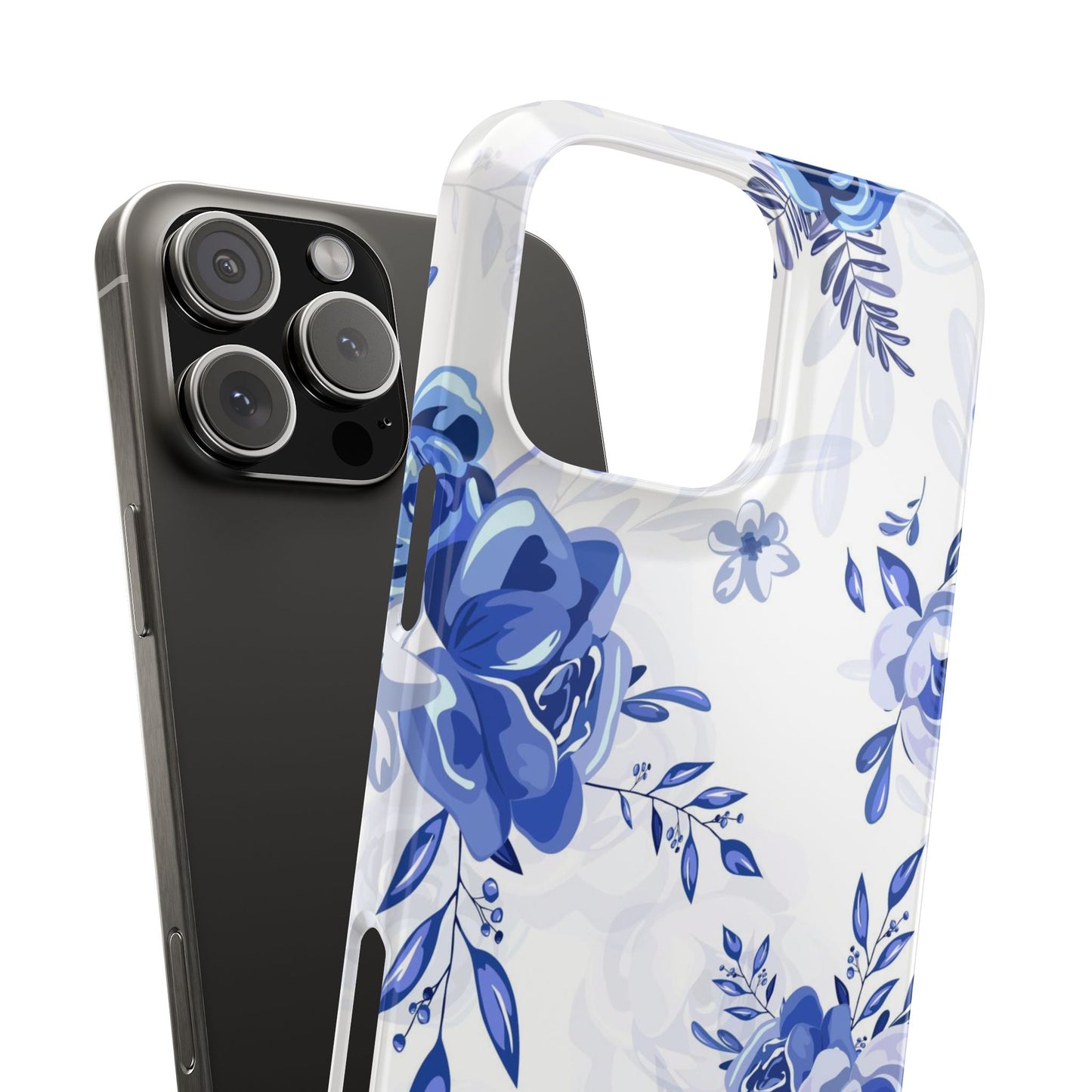 French Blue and White Toille, Slim Phone Cases, Case-Mate IPHONE16 and all sizes