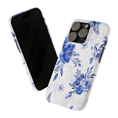 French Blue and White Toille, Slim Phone Cases, Case-Mate IPHONE16 and all sizes