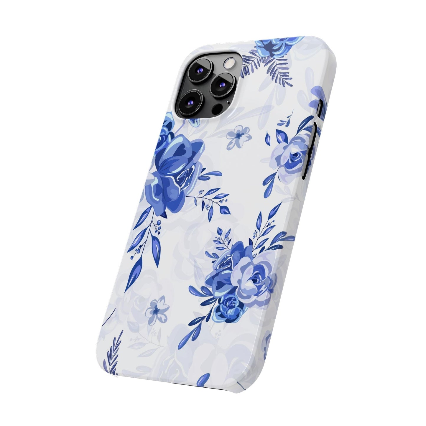 French Blue and White Toille, Slim Phone Cases, Case-Mate IPHONE16 and all sizes